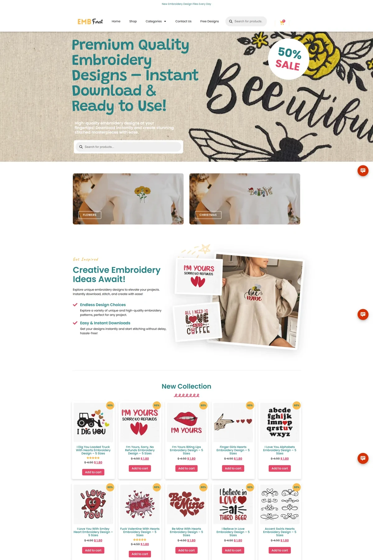 EMB Forest website preview