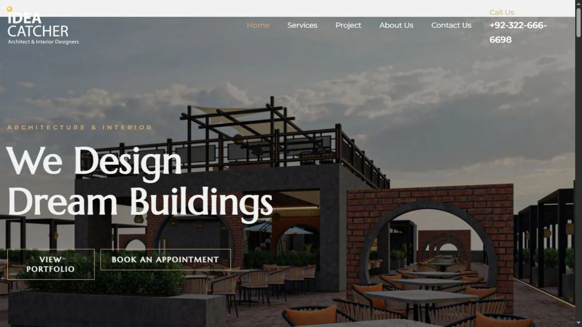 IdeaCatcher website preview